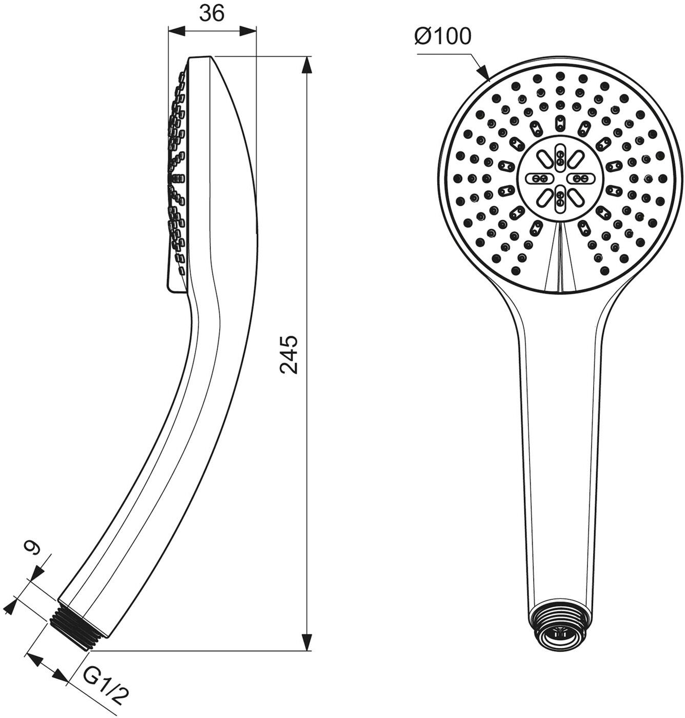 Ideal Standard Multi-Funktionshandbrause