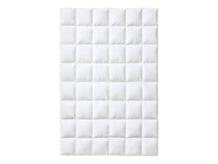 Daunenbettdecke Warm 140 x 200cm Weiß Baumwollstoff