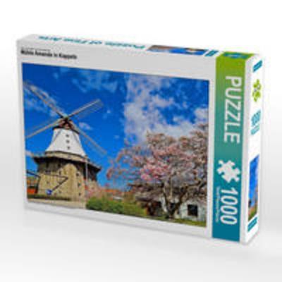 CALVENDO Puzzle Mühle Amanda in Kappeln | 1000 Teile Lege-Größe 64x48cm Foto-Puzzle für glückliche Stunden