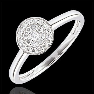 Edenly Ring Wertvolle Konstellation WeiÃŸgold