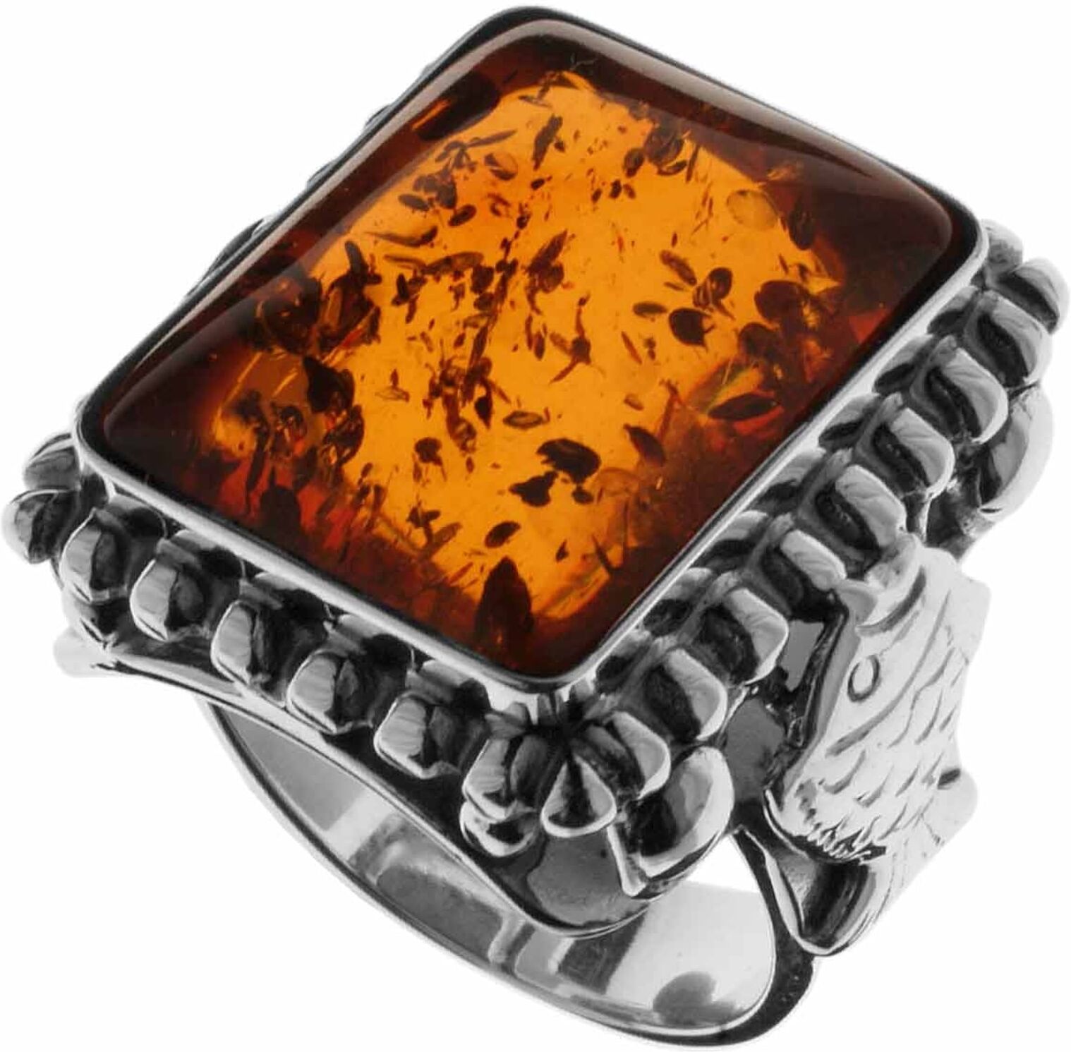 Fingerring OSTSEE-SCHMUCK "Ostsee-Schmuck Ring Fischland 18x15 mm Ring Fischland 18x15 mm" Gr. 68, silber (weiß, neutral), Fingerringe, Damen, 68 (21,7), Silber 925 (Sterlingsilber), Fingerring
