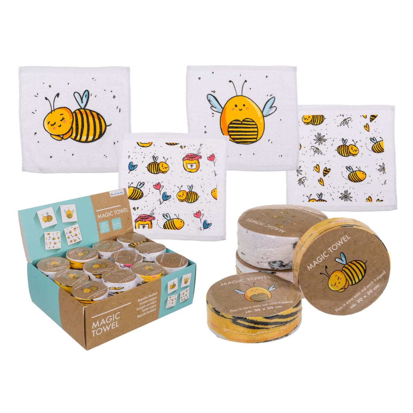 Out of the blue Magisches Handtuch Bienen Honig (31/3099H)