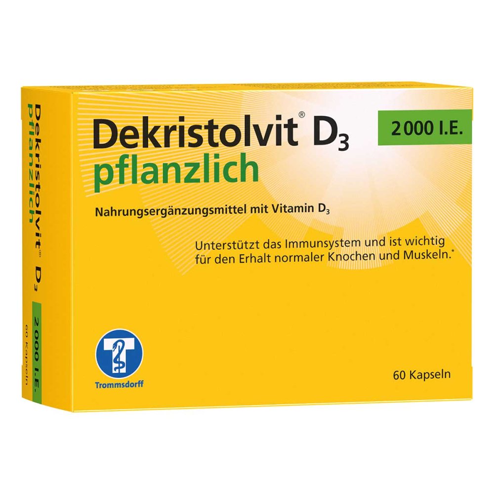 Trommsdorff GmbH & Co. KG Dekristolvit D3 2000 I.e. Pflanzlich Kapseln 18656600