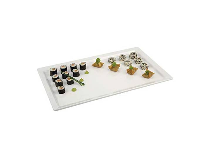 APS GF124 Melamine dienblad, 1/3 GN, zuiver wit