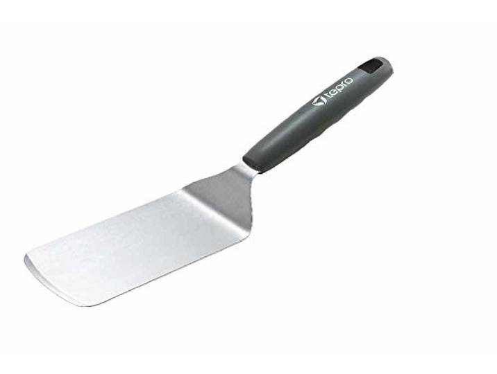 tepro Plancha-Wender aus Edelstahl – ca. 37,5 cm – mit abgeflachter Kante & ergonomischem Griff – ideal für Grillplatten, Plancha-Grills & Küche