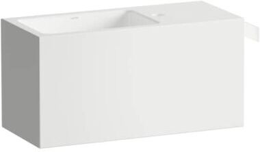 Laufen XPLORE.S Waschplatz H585XS40001111 600x268x300 mm, mit einem Hahnloch, ohne Überlauf, weiß