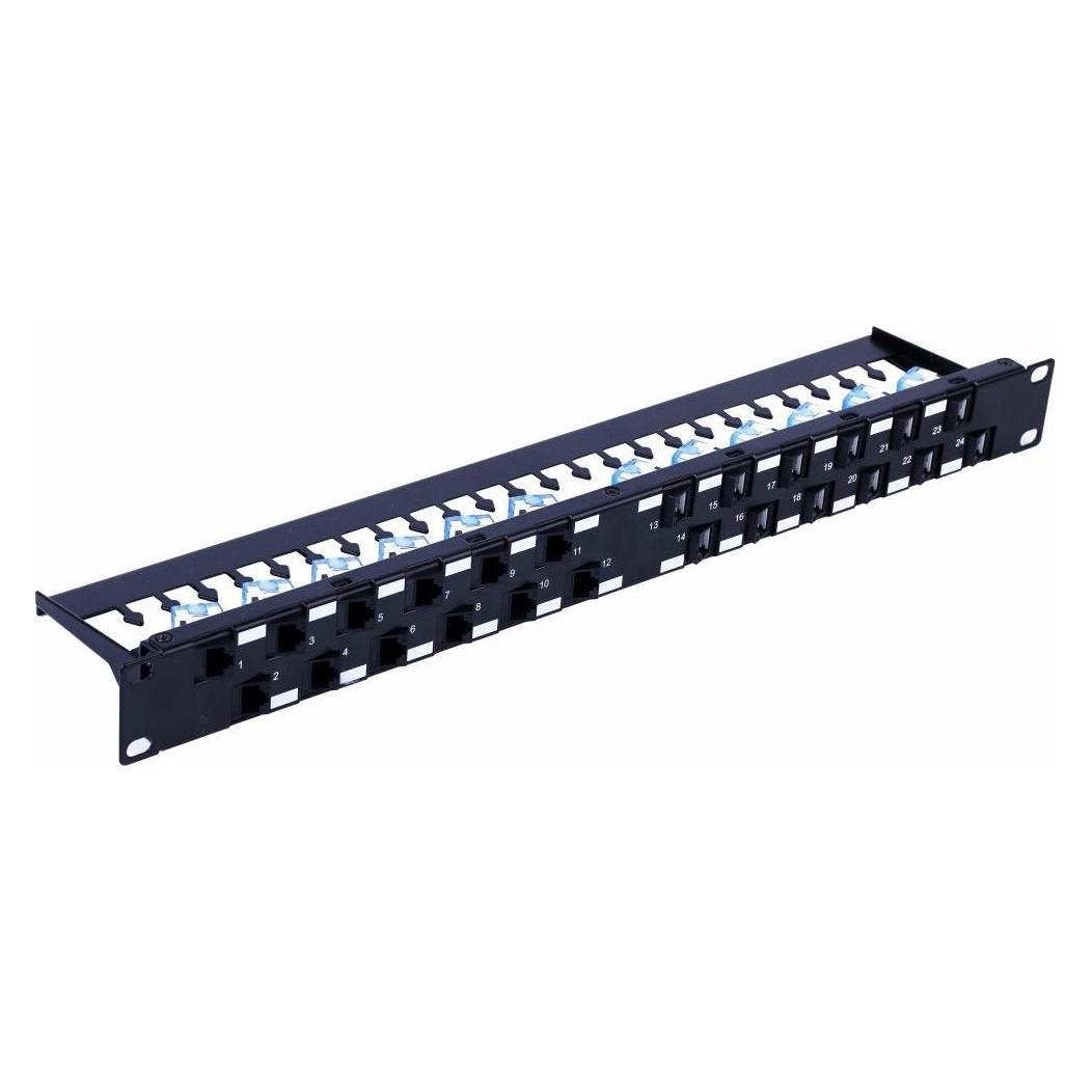 Techly UTP Patch Panel 24 Places RJ45 (13283)