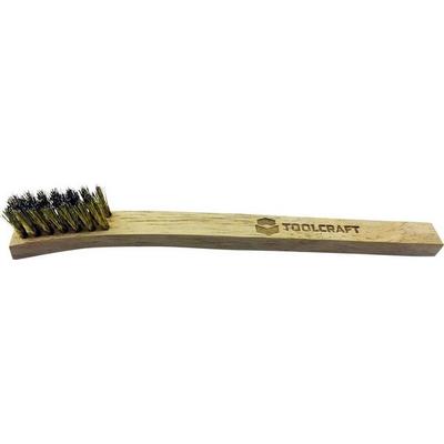 TOOLCRAFT Zündkerzenbürste Holz, Messing 200mm 1St.