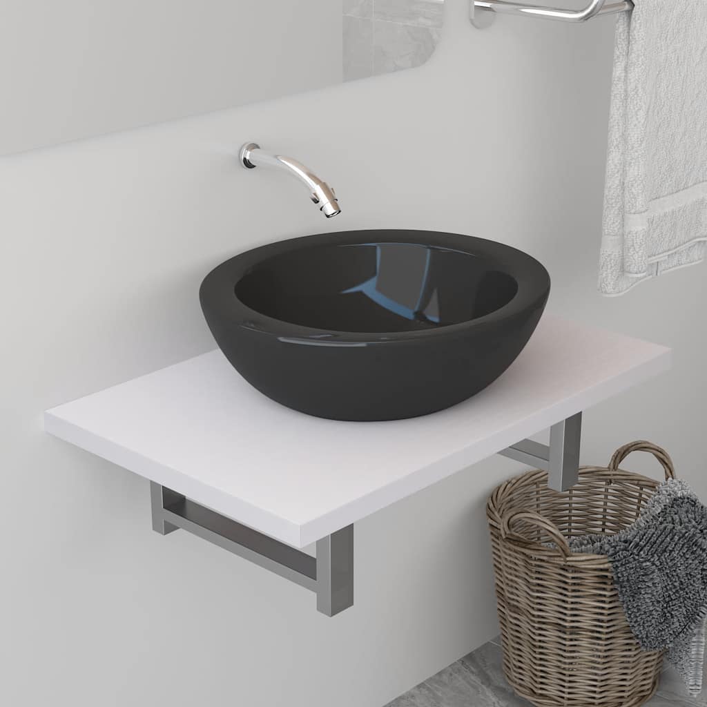 vidaXL Mueble de cuarto de baño blanco 60x40x16,3 cm Blanco