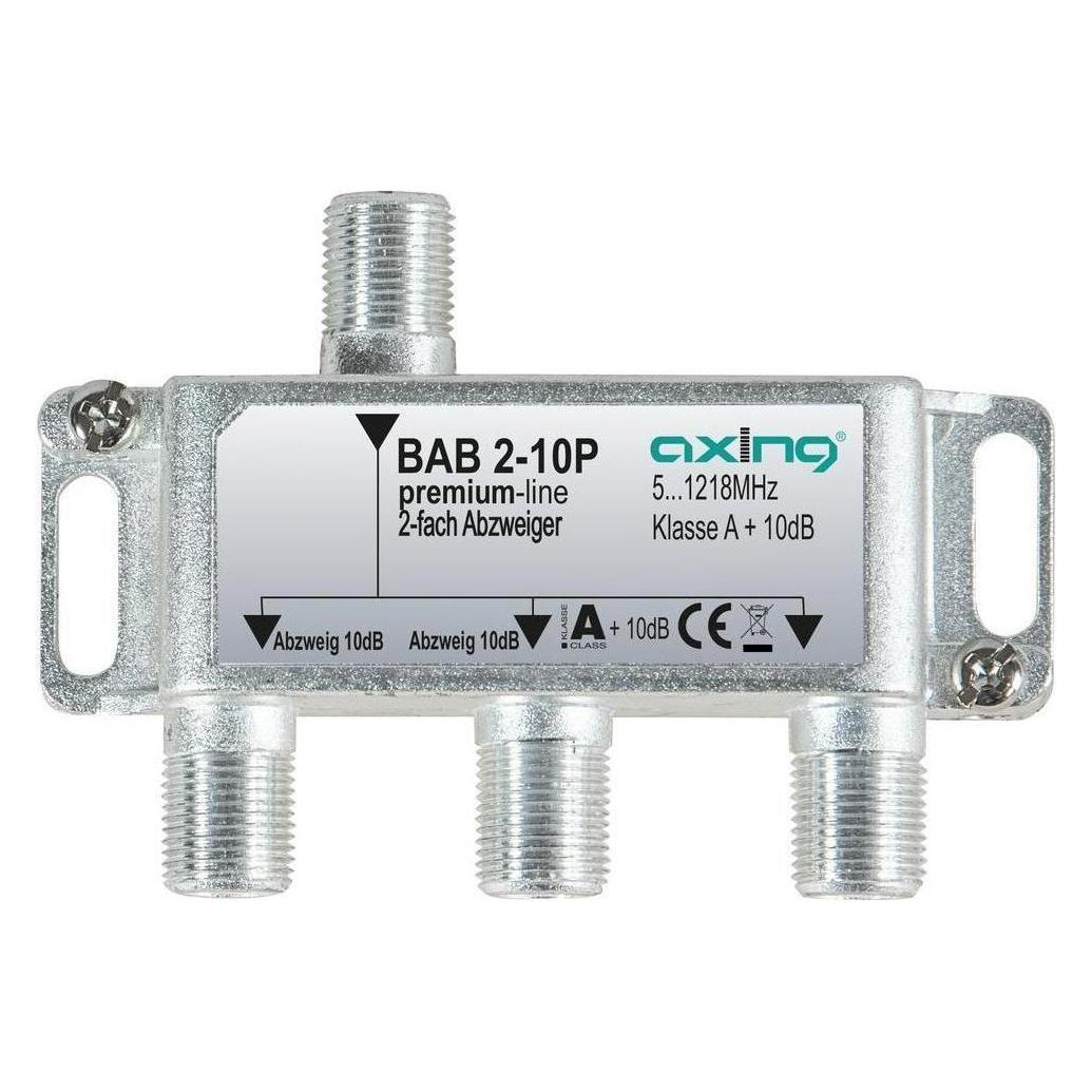 Axing Kabel-TV Abzweiger (Antennenkabel) (BAB 2-10P)