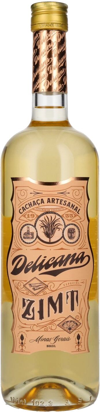 Delicana Cachaça & Rum Delicana ZIMT Cachaça Artesanal Likör 28% Vol. 1l