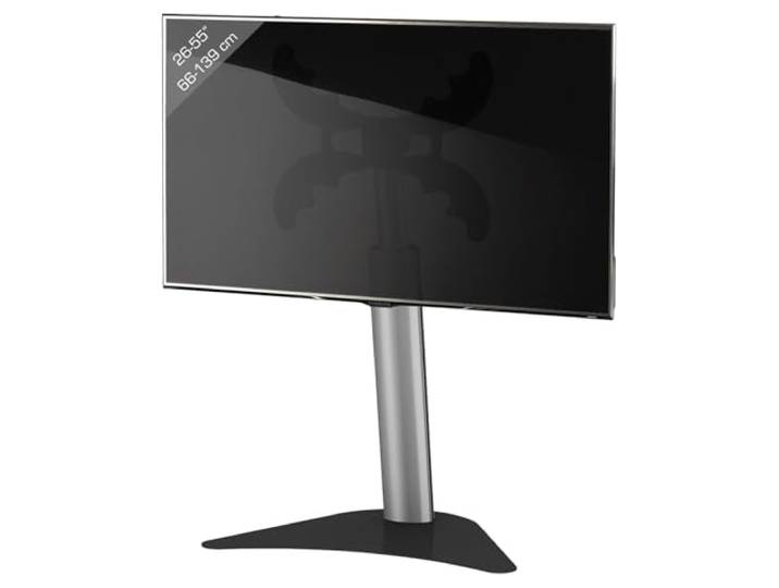 VCM TV-Standfüße Schwarz 55x39x48 cm höhenverstellbar Aluminium Set Fach