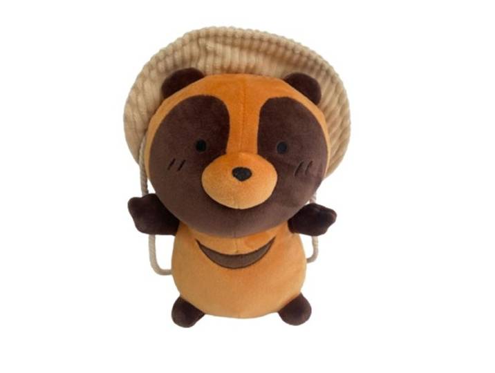 Peluche Tanuki Hat 30cm