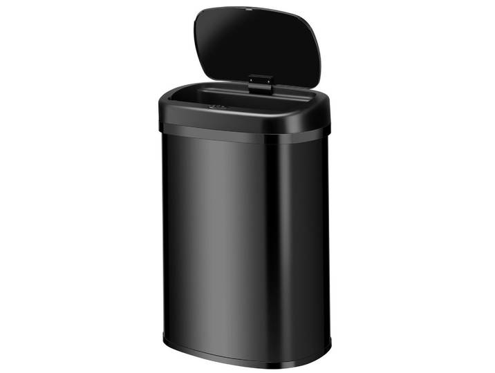MÜLLEIMER viereckig 50L schwarz mit Sensor