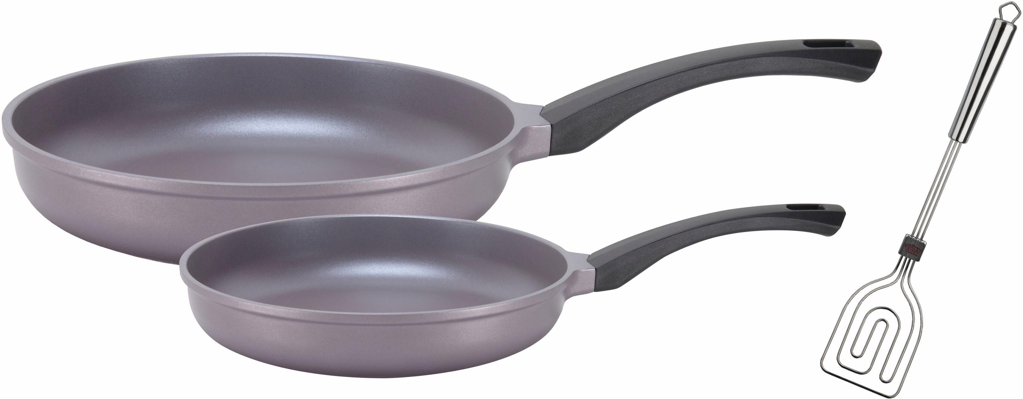 Pfannen-Set GSW "Rainbow", grau, Ø:28cm, Pfannen, Induktion