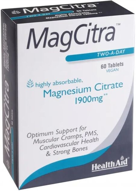 Health Aid Magcitra 1900mg 60 Tabs
