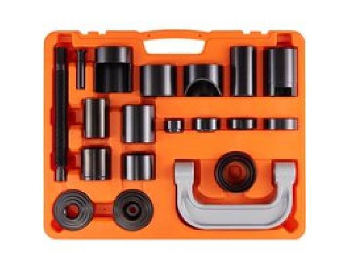 VEVOR 21tlg Traggelenk Kugelgelenk Abzieher Kugelgelenk Ausdrücker Satz, 520 x 430 x 90 mm Universal Kugelgelenk Auspresswerkzeug Set Kohlenstoffstahl Kfz Werkzeug Satz mit Kasten Kugelgelenkabzieher