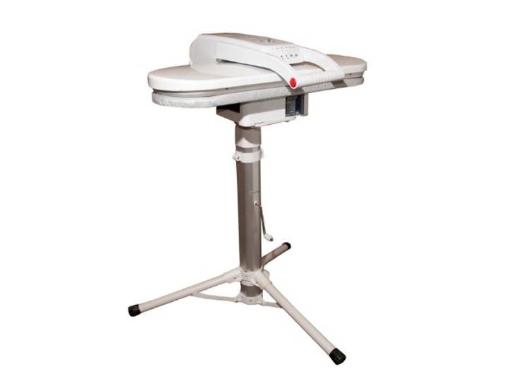 Dampfbügelpresse Professionelle / Erweiterte Bügel Drücken mit Teleskop Höhenverstellbaren Ständer von Speedypress - Normale Größe (64cm y 27cm; 1.400watt) für Superschnelles Bügeln (+ KOSTENLOSE Zusätzliche Abdeckung & Schaumstoff-Filzunterlage UVP 45,00 € + Weiteres Zubehör)