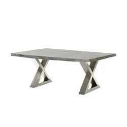 Höffner Home Couchtisch  Alabria , grau , Maße (cm): B: 70 H: 45
