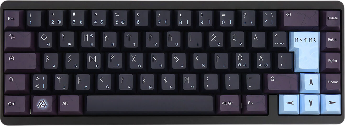Varmilo Muse65 He Tangentbord [Gateron Magnetic White] - Asgard