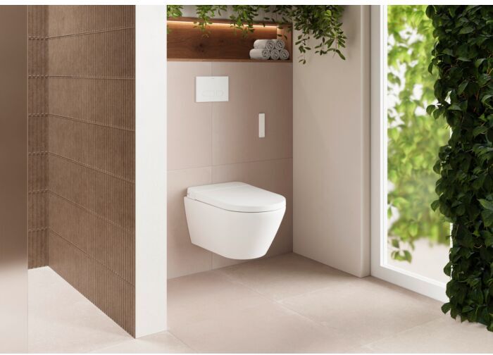 Duravit SensoWash D-Neo Kompakt Dusch-WC 654000012004300 Komplettanlage mit WC-Sitz, Rimless, DuraShield