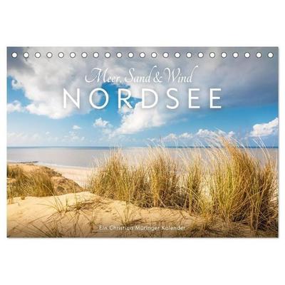 Nordsee - Meer, Sand und Wind (Tischkalender 2027 DIN A5 quer), CALVENDO Monatskalender