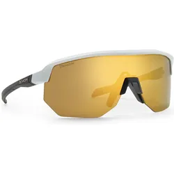 Demon, Unisex, Sportbrille, Fiandre (White Gold), Gold, Weiss