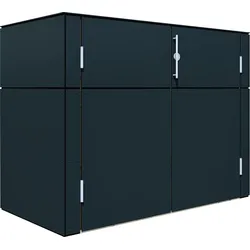 Bertilo HPL Geräteschrank Terrace - 6 mm anthrazit