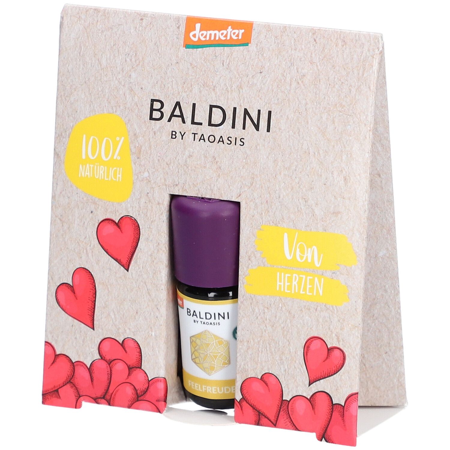Baldini Von Herzen Mini-Duftset mit Holzanhänger 1 St Ätherisches Öl