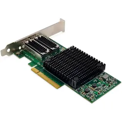 Digitus Netzwerkadapter Dual-Port 25G SFP28 (Mini PCI Express, PCIe), Netzwerkkarte, Schwarz