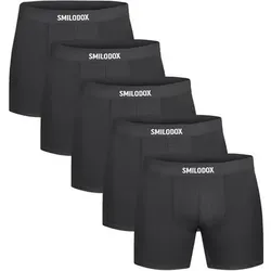 SMILODOX Boxershorts 5er Pack Thoren, Größe M in Schwarz Schwarz