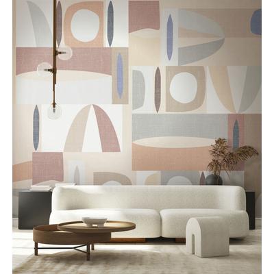 Fototapete MARBURG, beige (hautfarbe), B:2,65m L:3,4m, Vlies, Tapeten, moderne Tapete für Wohnzimmer Schlafzimmer Küche