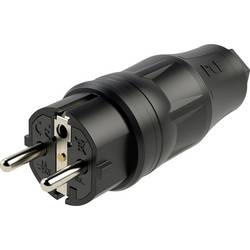 PC Electric 05721-ss Schutzkontaktstecker Kunststoff 250 V Schwarz IP54