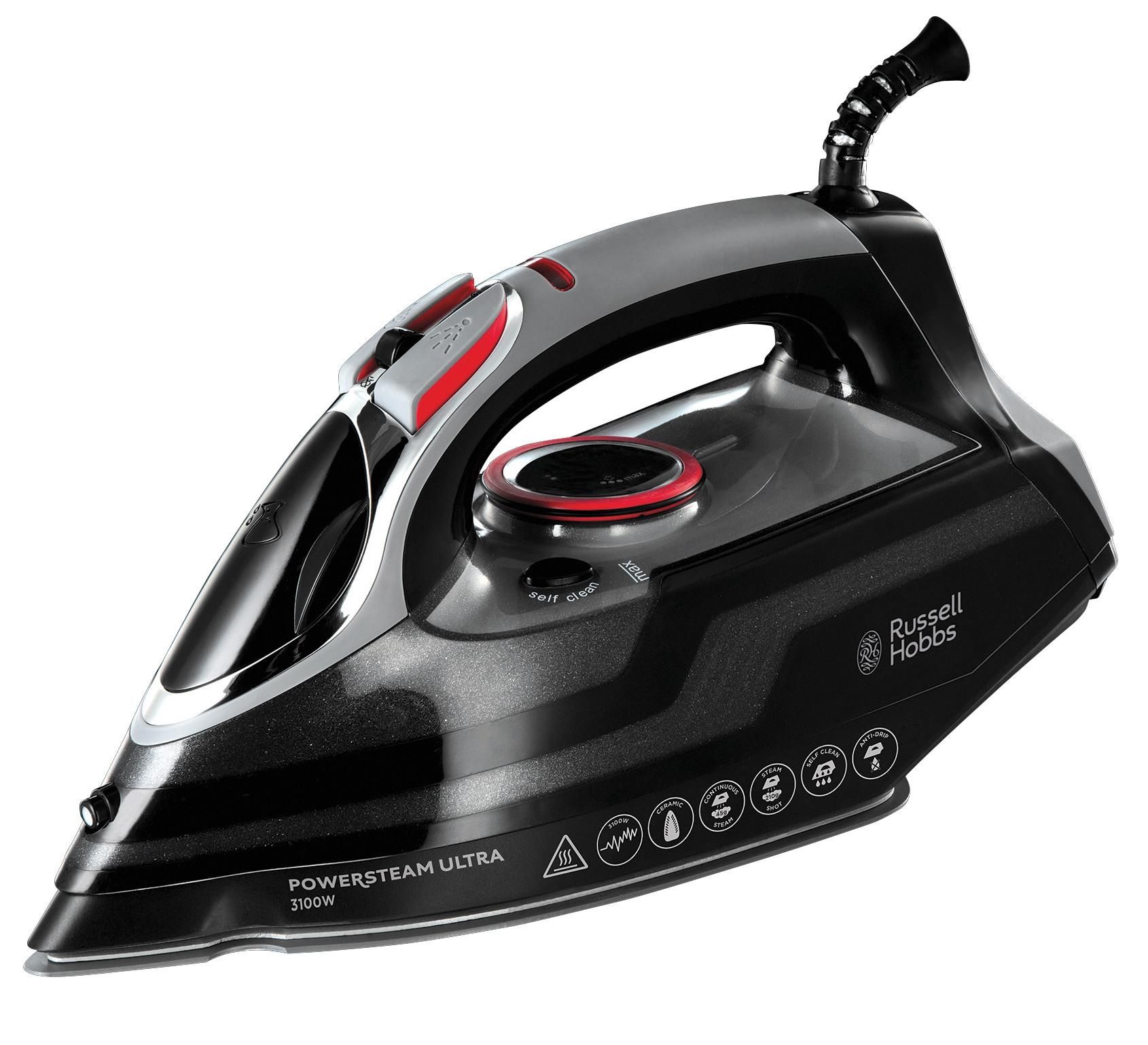 Russell Hobbs 20630-56 Powersteam Ultra 45 g/min Trocken- & Dampfbügeleisen