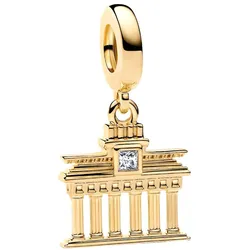 Pandora 764936C01 Anhänger Goldfarben Brandenburger Tor