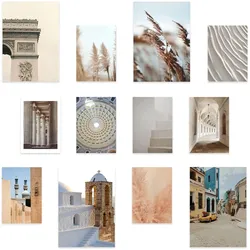 POSTER Set Mit 12 Dünen & Architektur Fotografie A3 Rahmenlos