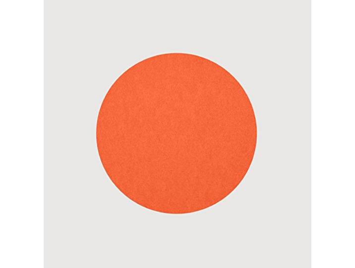 fiberixx onderzetters - schijf 18 oranje