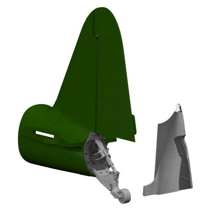 Eduard A6M2 tailwheel PRINT (648772)