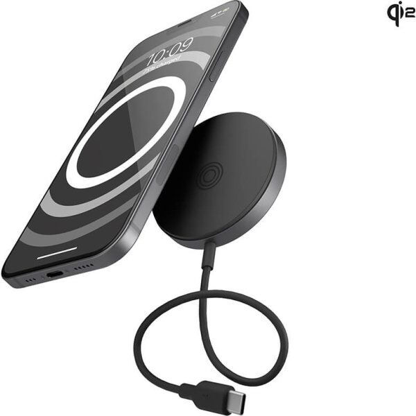Zens Pro 1 Trådløs Qi2 Oplader, 15w, Sort