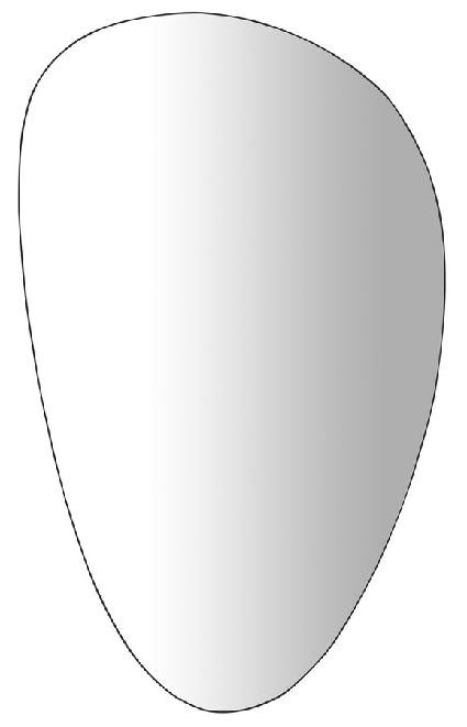 Sapho STEN LED-spiegel met verlichting, 80 x 55 cm