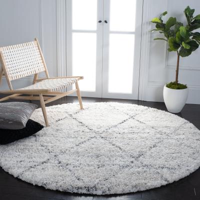 SAFAVIEH Fontana Shag Alja Modern Trellis 2-inch Thick Rug