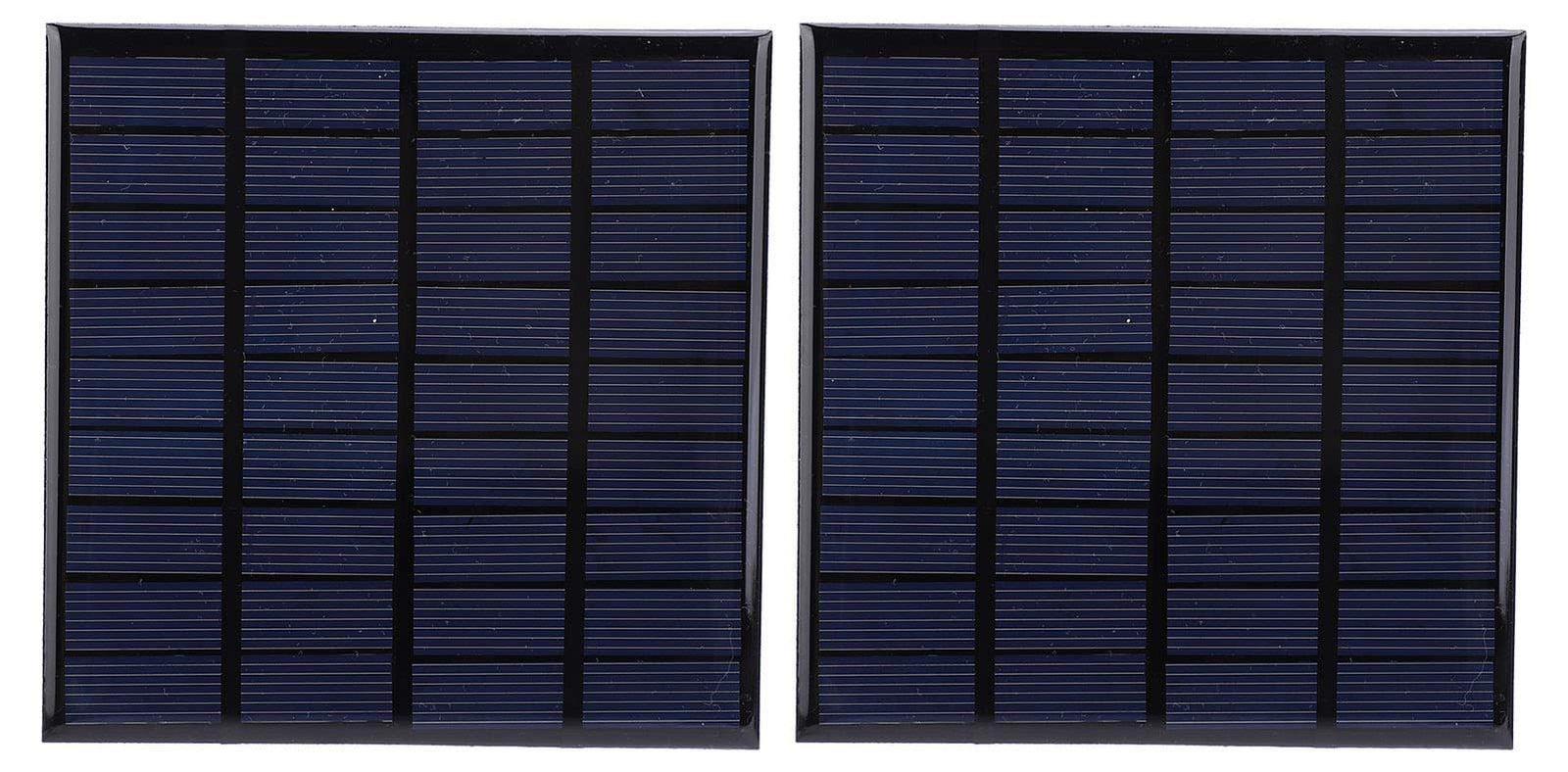 Selius Set van 2 Zonnepanelen DC 9V 2W Batterij Oplader Module
