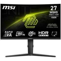 MSI MAG 275CQPFDE Gaming Monitor QHD Curved Panel, 180Hz, 0,5ms 9S6-3CE91H-002