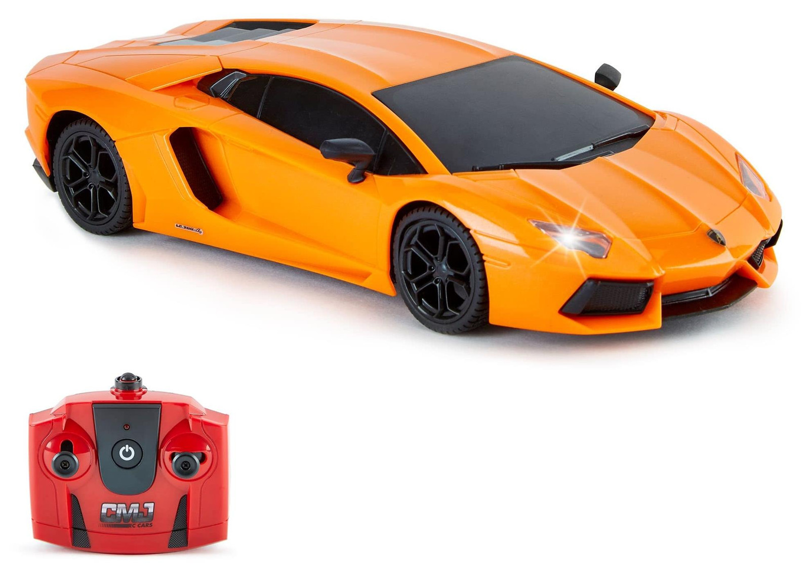 CMJ RC Auto Lamborghini Aventador LP700-4 op afstand bestuurbare auto schaal 1:24 met werkende verlichting 2.4 GHz