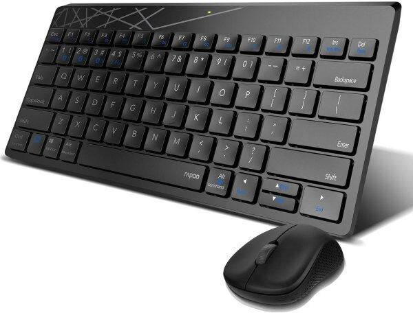 Rapoo Tastatur/mus-Sæt 8000m, Trådløs, Multi-Mode