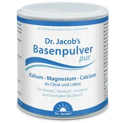 Dr. Jacob's Basenpulver pur Kalium Magnesium Calcium Citrat 200 g