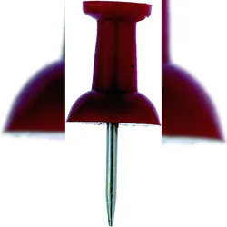 Alco Pinnwandnadel Kunststoff rot 12mm 40 ST