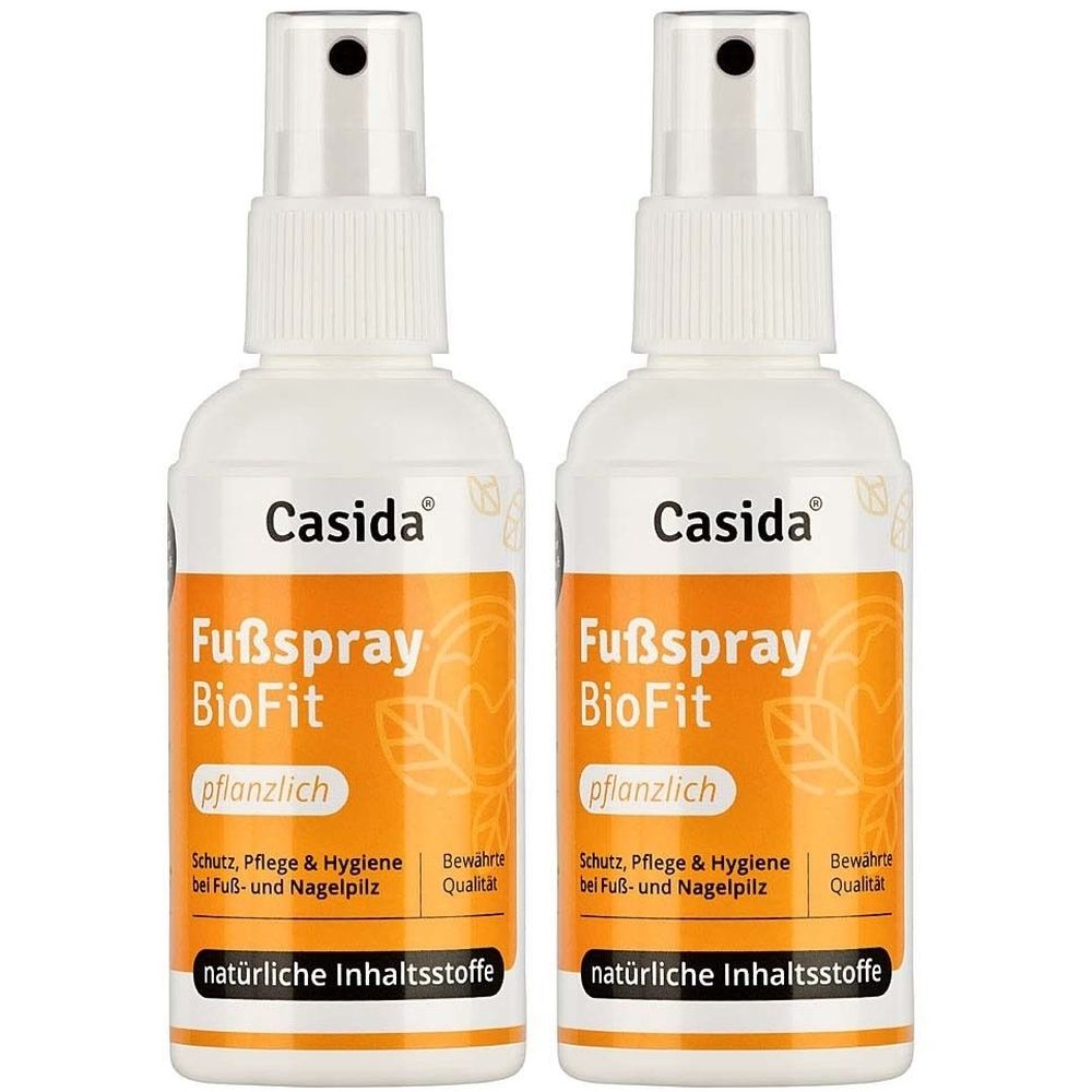 Fussspray BioFit pflanzlich 2x 2x100 ml Spray