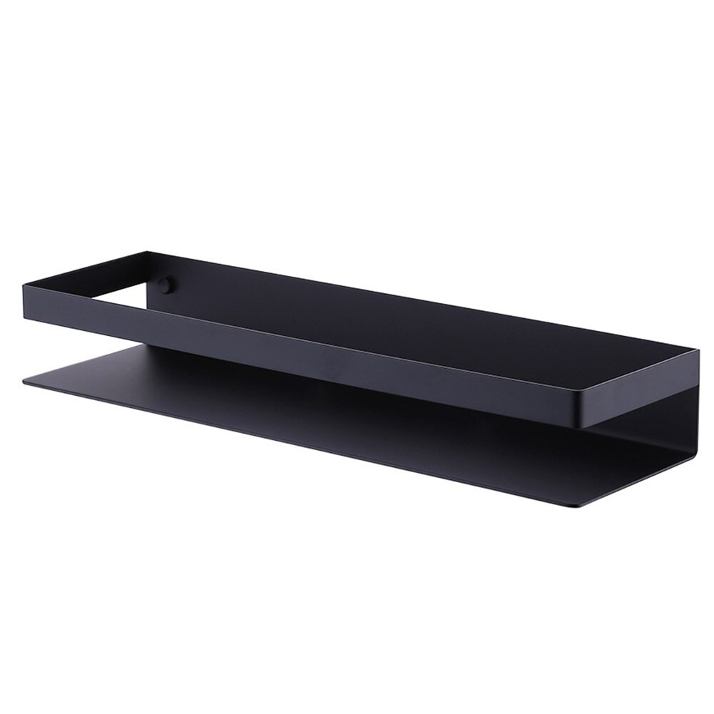 XIVADA Doucherek Teca - Zwart - Rvs - 30 cm