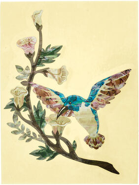 Jockomo AS Hummingbird Inlay Sticker